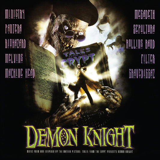 Various Artists - TALES FROM THE CRYPT PRESENTS: Demon Knight—Original Motion Picture Soundtrack (BLUE & WHITE CRYPTKEEPER HALLOWEEN SPLATTER VINYL)