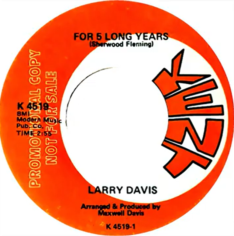 LARRY DAVIS - For 5 Long Years [7" Vinyl]