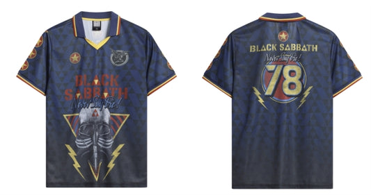 Black Sabbath - Never Say Die Rock Fc Football Shirt [X Large]