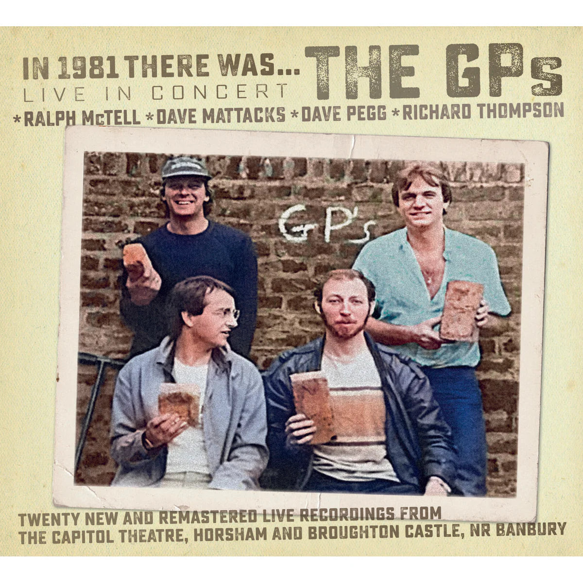 The GPs - In 1981 There Was... The GPs - Live in Concert [CD]