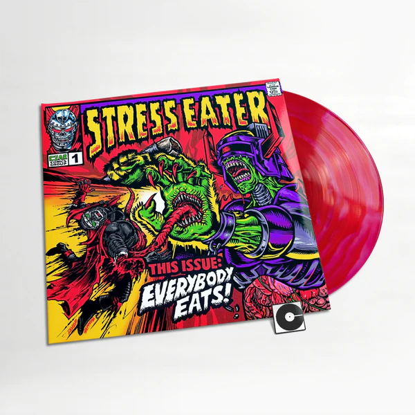 STRESS EATER - Everybody Eats! [CLEAR RED WAVE VINYL]