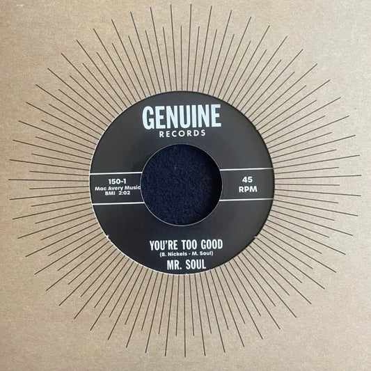 Al Scott / Mr Soul - You're Too Good / What Happened To Yesterday [7" Vinyl]