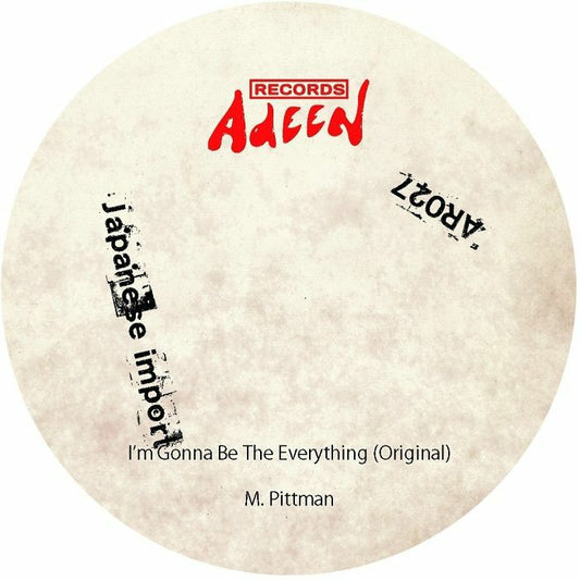 Marcellus PITTMAN - I'm Gonna Be The Everything (Japanese Import Edition)