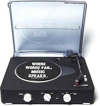 GADHOUSE - BRAD - BRAD BLACK EDITION (WIRELESS STREAMING TURNTABLE)