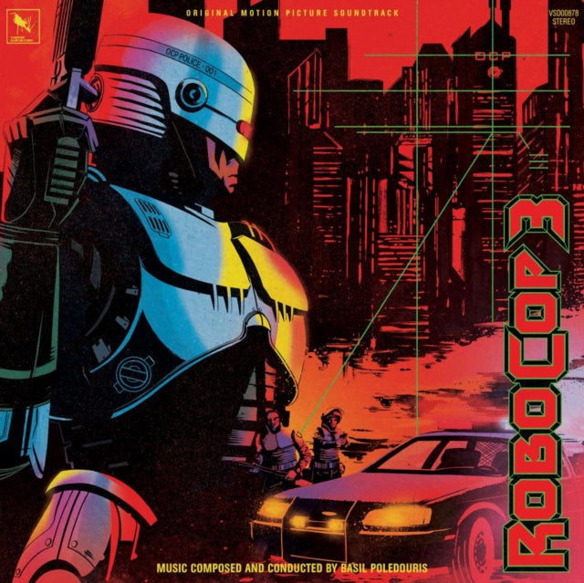 BASIL POLEDOURIS - Robocop 3 - Original Soundtrack (Deluxe Edition) (Yellow Vinyl 2LP)