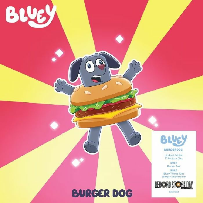 BLUEY - Burger Dog (Picture Disc) (RSD 2025) [7" Vinyl]