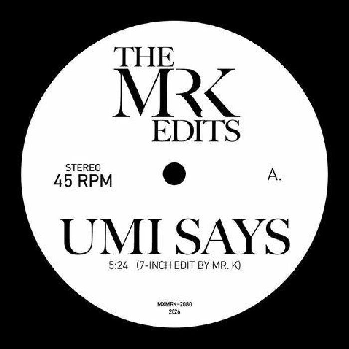 The MR K EDITS - Golden / Umi Says [7" Vinyl]