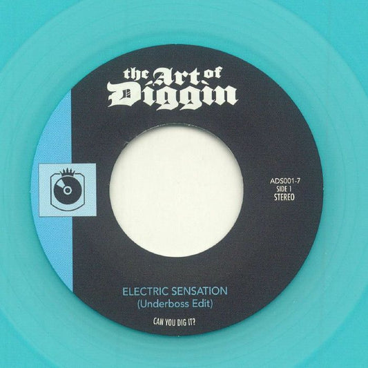 The UNDERBOSS - Electric Sensation [translucent blue vinyl 7"]
