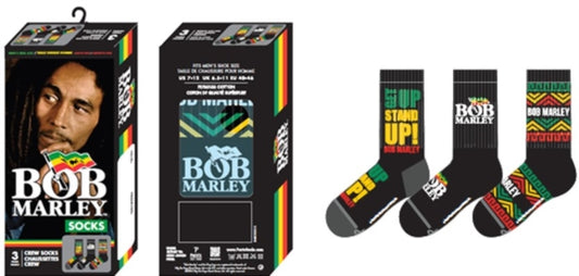 BOB MARLEY - Bob Marley Socks 3 Pack In Gift Box (One Size)