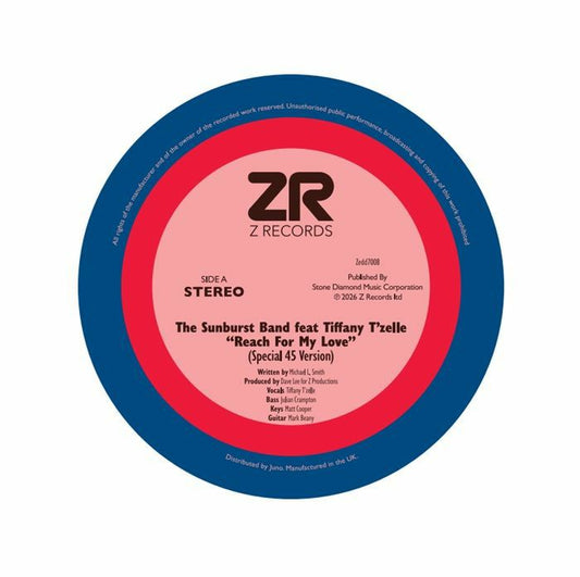 The SUNBURST BAND / QUEEN B UNLIMITED - Reach For My Love [7" Vinyl]