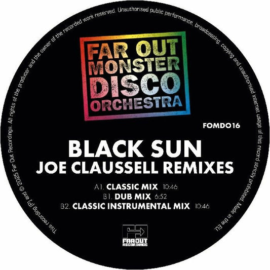 FAR OUT MONSTER DISCO ORCHESTRA - Black Sun (Joe Claussel) *RSD*