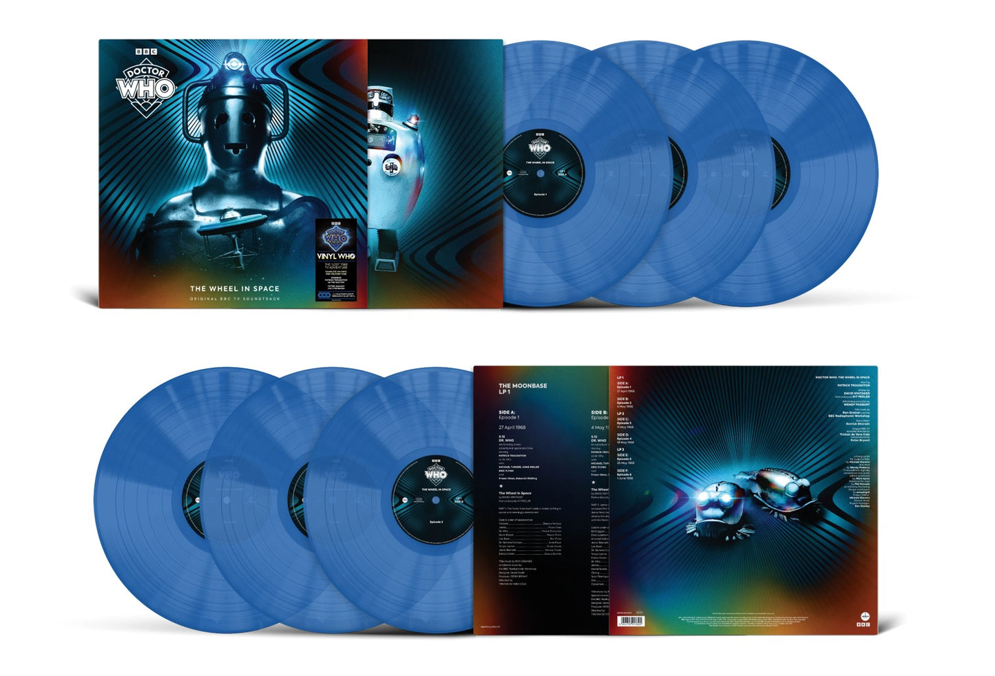 DR WHO - The Wheel In Space [Translucent Bernalium Blue 3LP]