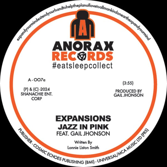 Jazz In Pink ft. Gail Jhonson - Expansions / Glow [7" Vinyl]