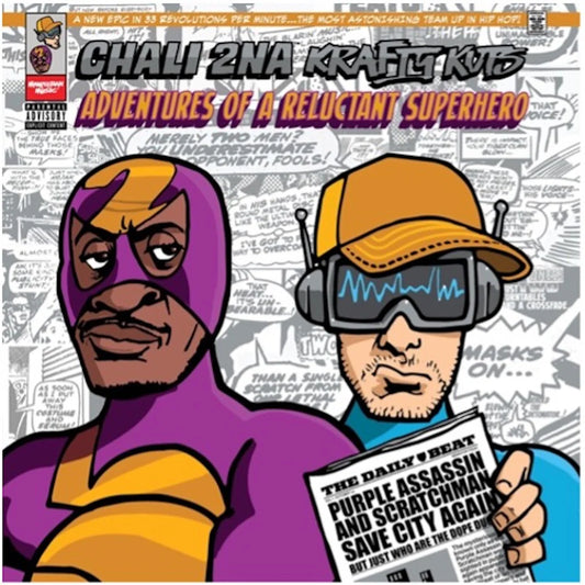 Chali 2na and Krafty Kuts - Adventures of a Reluctant Superhero [Yellow vinyl]