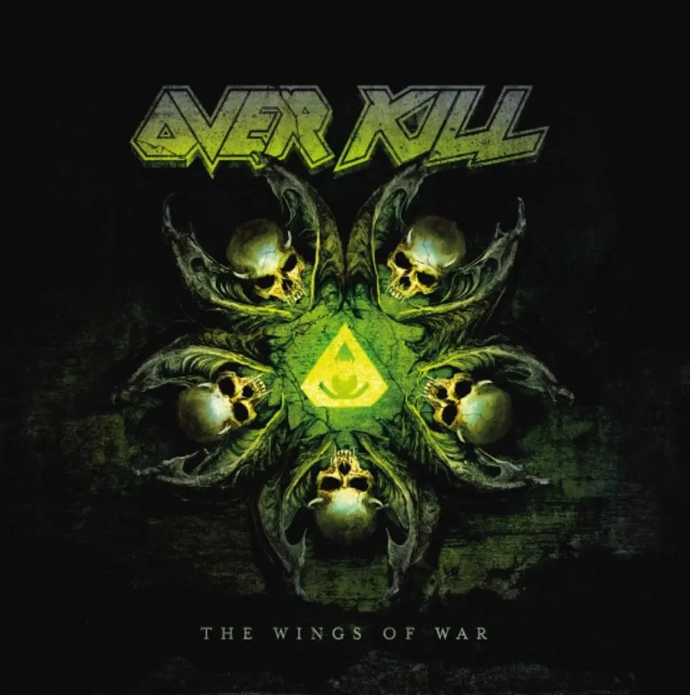 Overkill - The Wings of War [Clear with Black/Green Crush Vinyl]