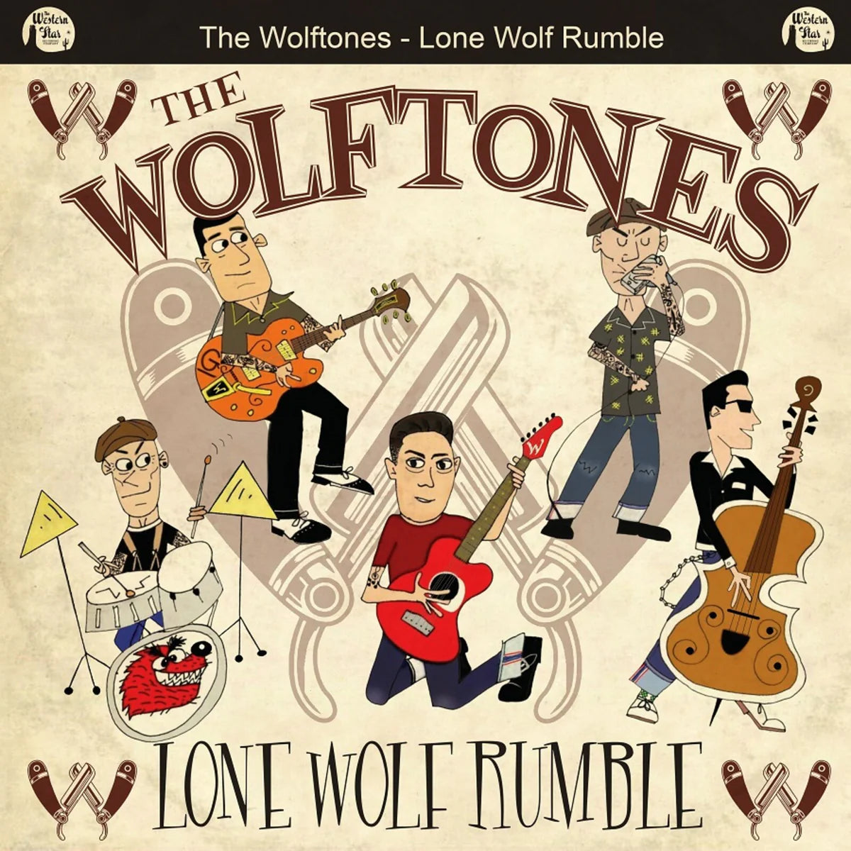 The Wolftones - Lone Wolf Rumble [10EP Yellow 10-inch]