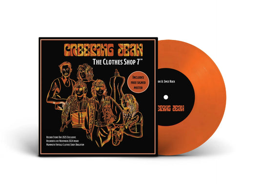 CREEPING JEAN - THE CLOTHES SHOP 7 (RSD2025 Orange 7 With Signed Poster)