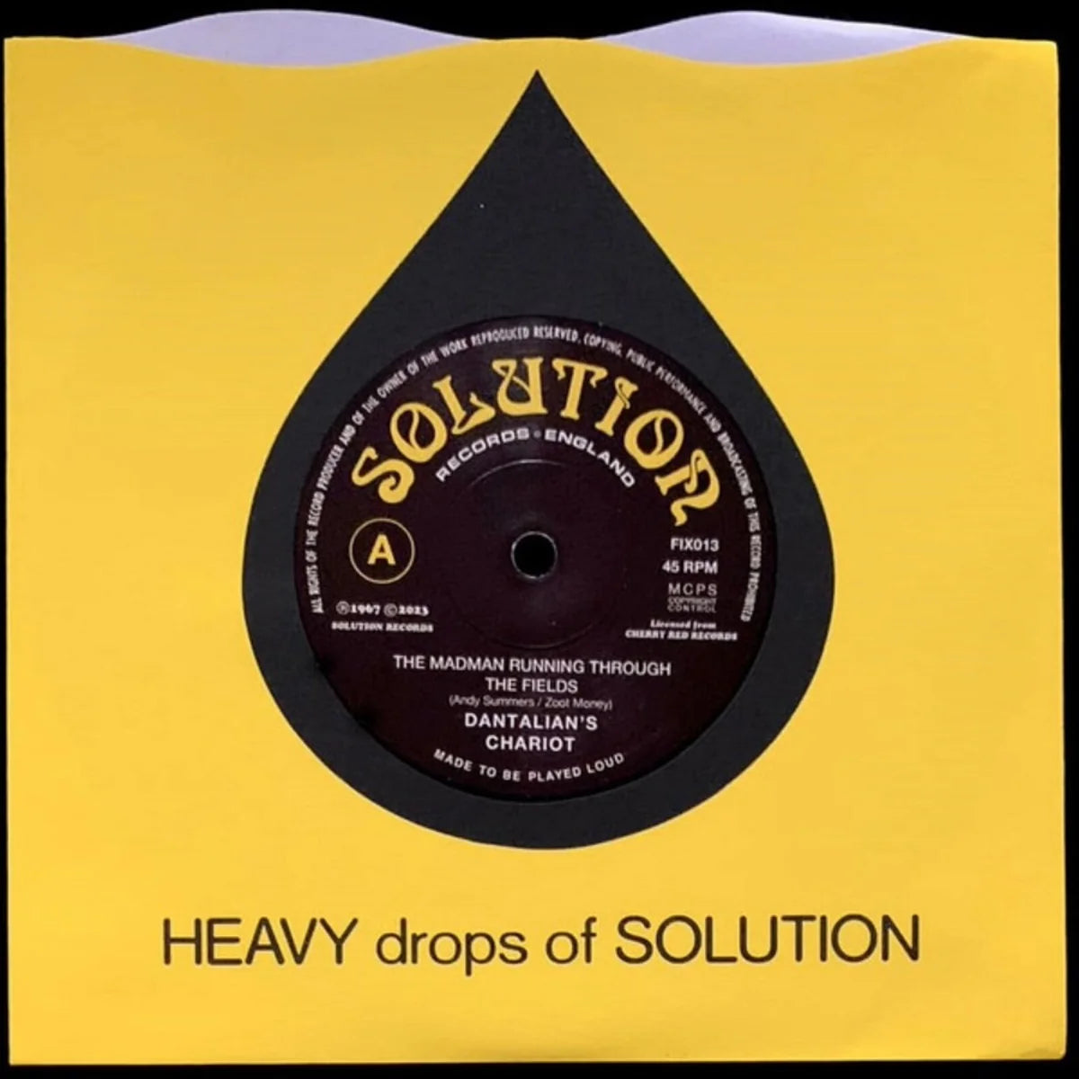 Dantalian's Chariot - The Madman Running Through The Fields [7" Vinyl]