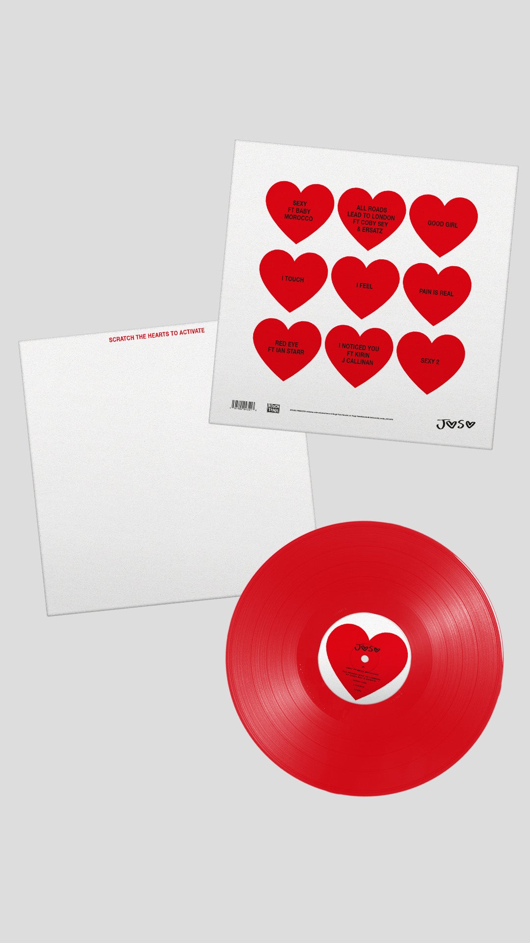 Jockstrap & Taylor Skye - I<3UQTINVU - Remix album [Red Vinyl + Perfume-Scented Inner Sleeve]
