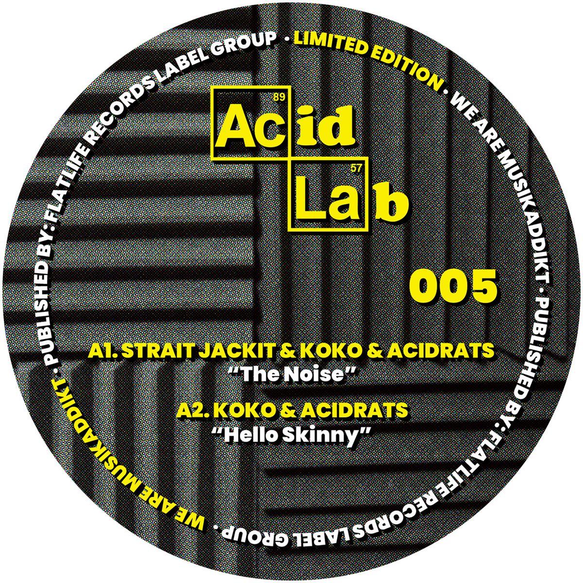 Various Artists - AcidLab 005 [silver colored vinyl / 200 copies LTD]