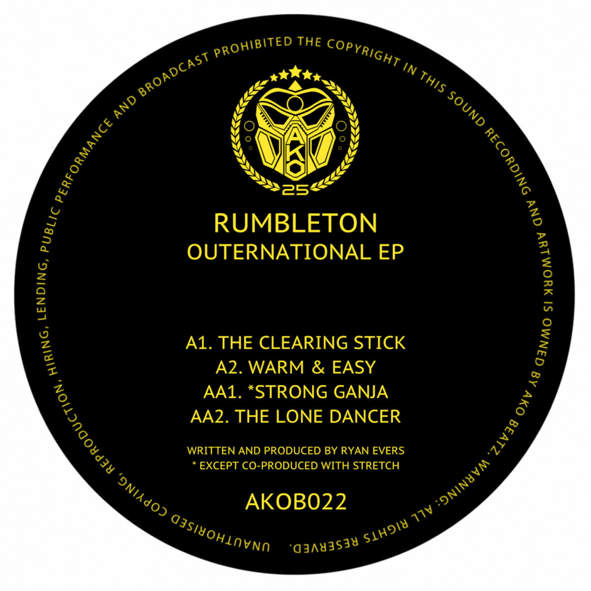 Rumbleton - Outernational EP [Black Vinyl]