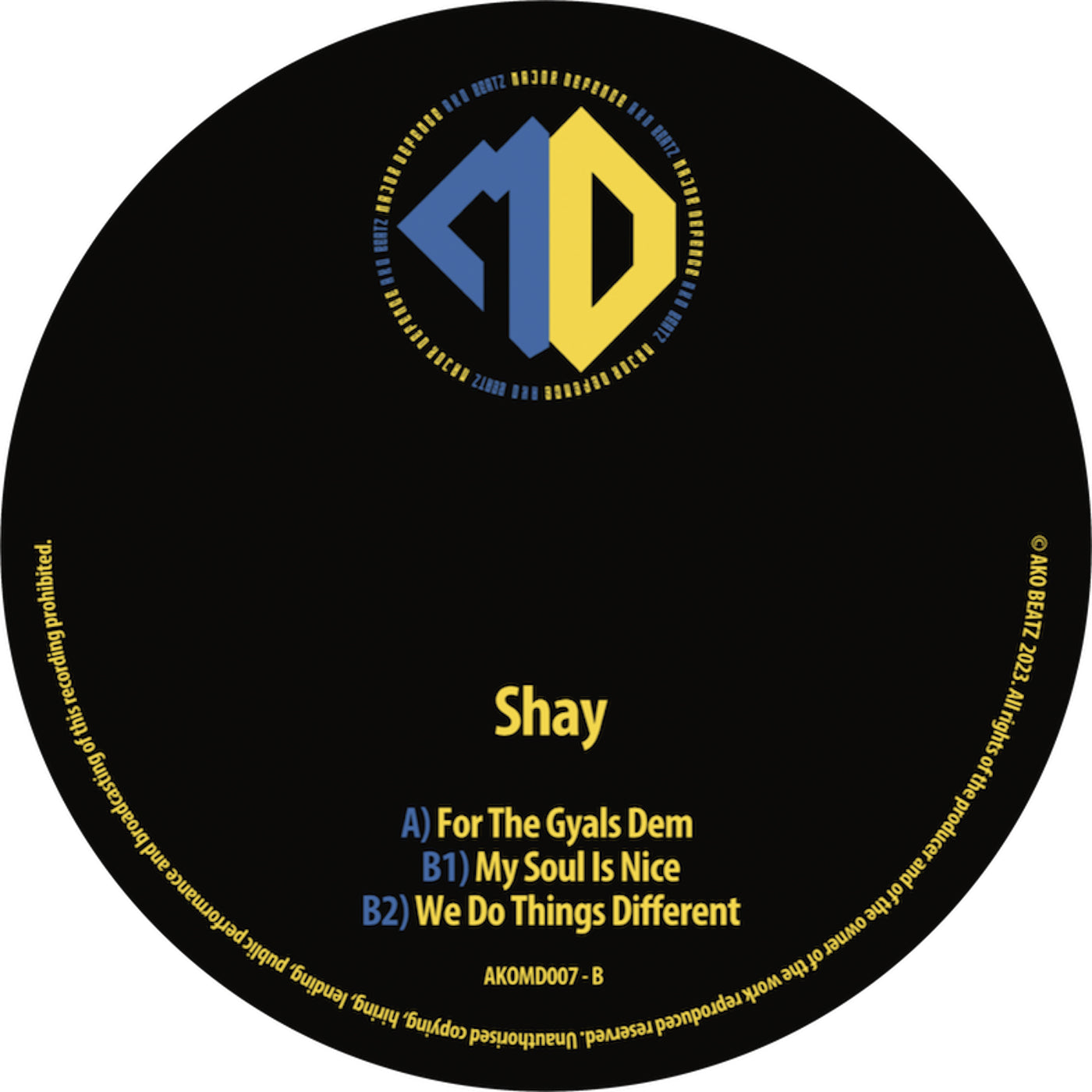 Shay - My Soul Is Nice EP (Purple Smoke Colour Vinyl Edition)