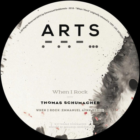 Thomas Schumacher - 'When I Rock' Remixes [stickered sleeve] (Repress)