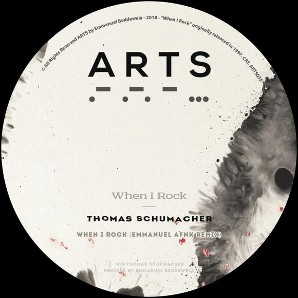 Thomas Schumacher - 'When I Rock' Remixes [stickered sleeve] (Repress)