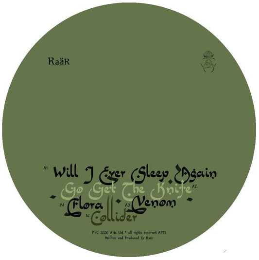 Raär - Will I Ever Sleep Again [stickered sleeve]