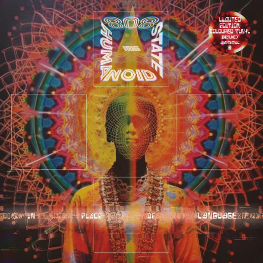 808 State vs. Humanoid - In Place Of Language [printed sleeve / orange marbled vinyl]