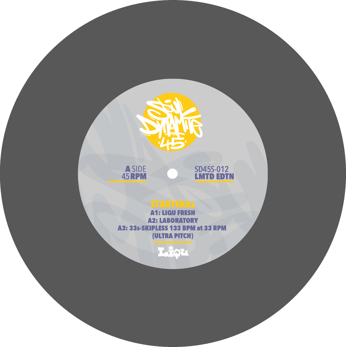 Starteras - Liqu Fresh / Laboratory / Soul / Dynamite [7" Grey Vinyl]