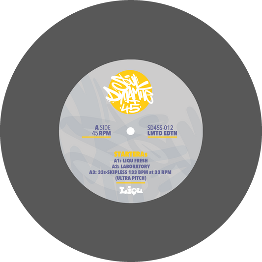 Starteras - Liqu Fresh / Laboratory / Soul / Dynamite [7" Grey Vinyl]