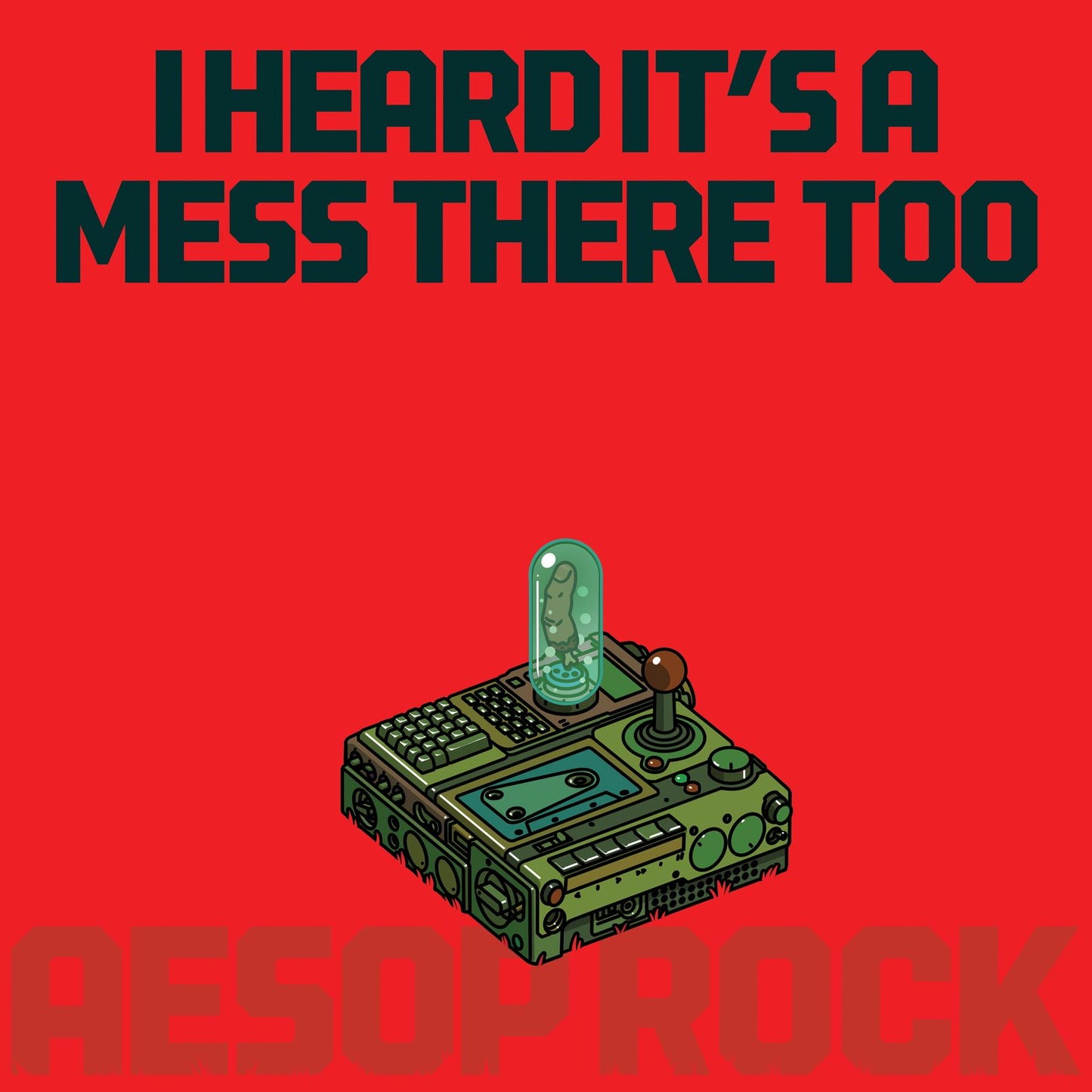 Aesop Rock - I Heard It’s A Mess There Too [Apple Red Opaque Vinyl]
