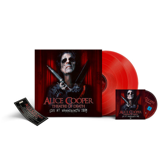 Alice Cooper - Theatre Of Death - Live At Hammersmith 2009 [2LP Gatefold Red Vinyl + DVD]