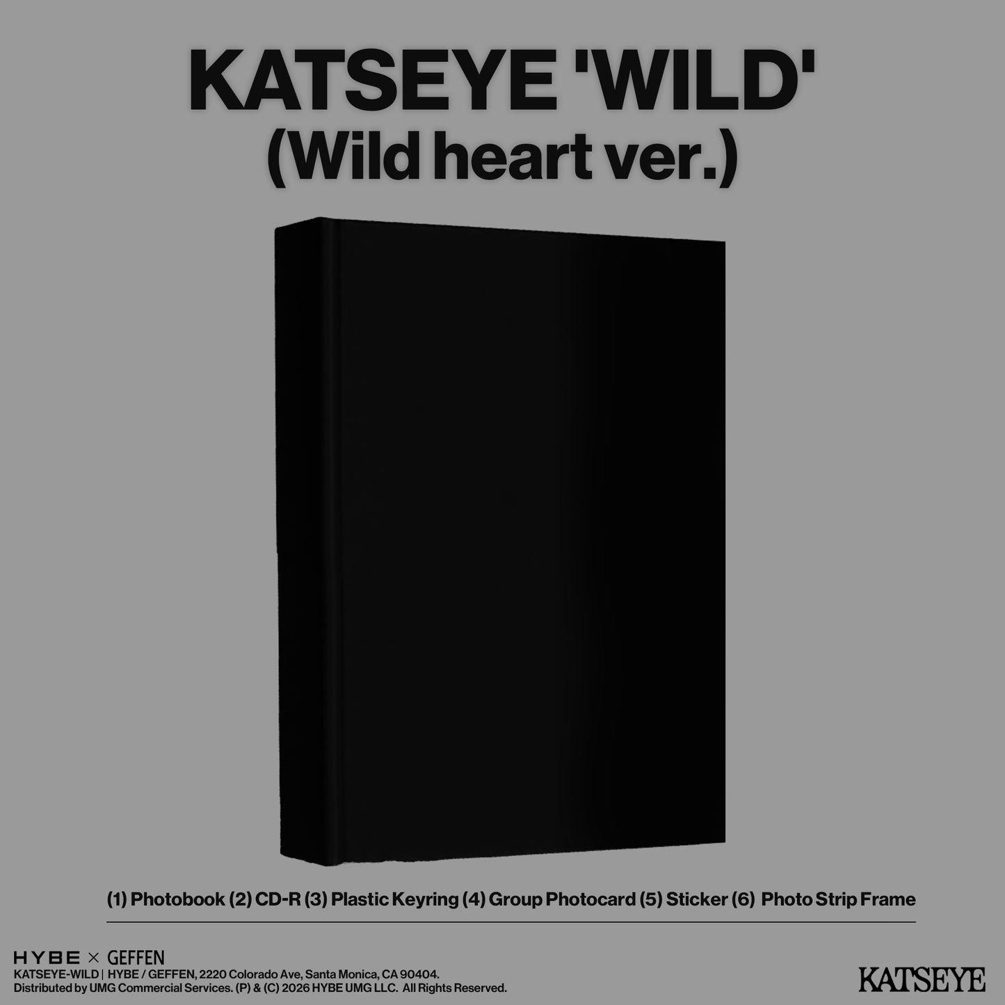 KATSEYE - WILD [CD - Wild Heart Vers.]