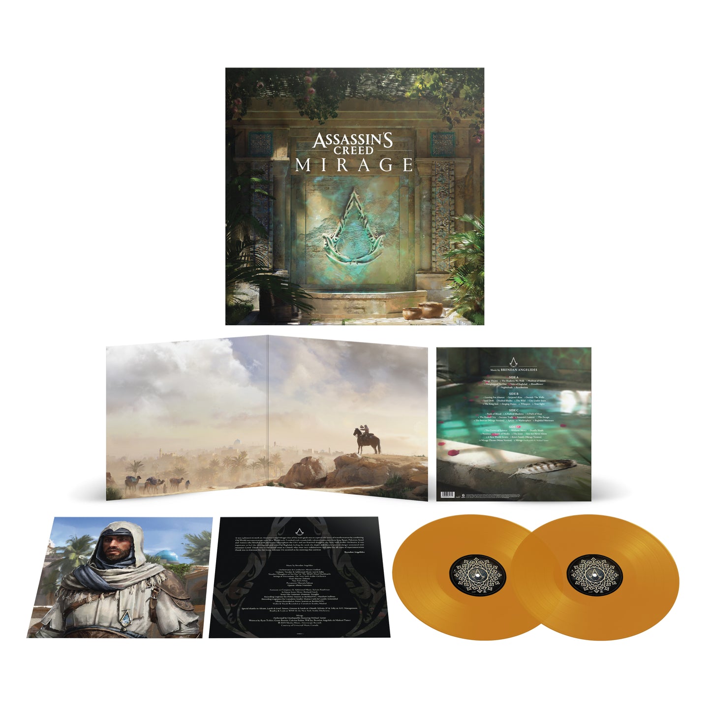 Brendan Angelides - Assassin's Creed Mirage (Original Soundtrack) [Amber-Coloured Vinyl 2LP]