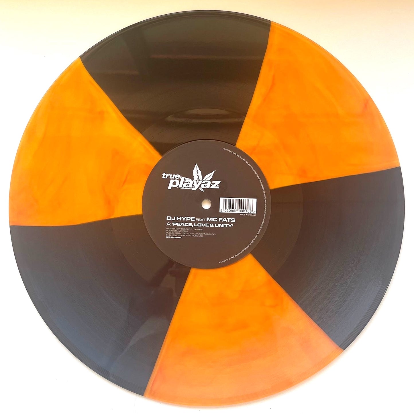 DJ Hype Featuring MC Fats - Peace, Love & Unity / And Remember Folks (Black Red and Yellow Atomic Vinyl Version)