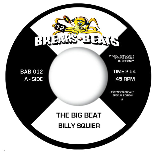 BILLY SQUIER / LE PAMPLEMOUSSE - THE BIG BEAT / GIMME WHAT YOU GOT [7" Clear Vinyl]