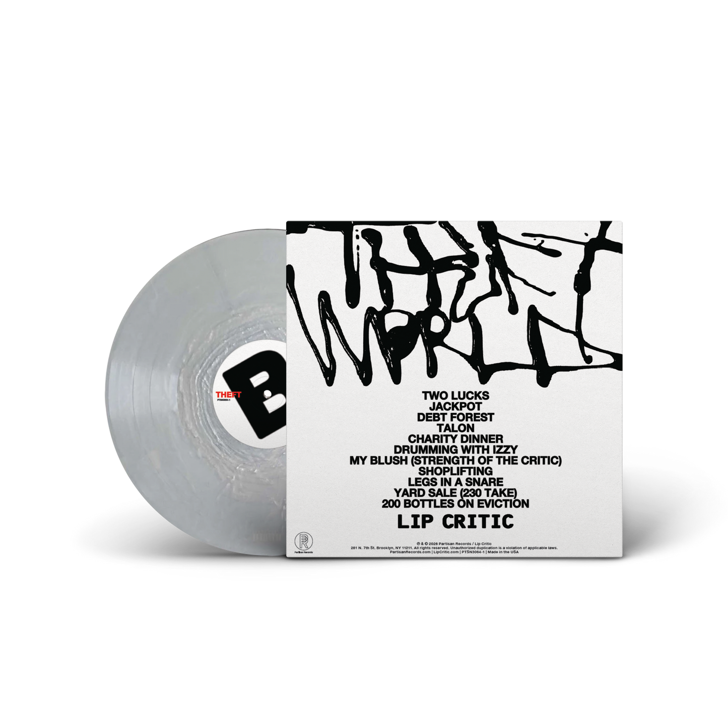 Lip Critic - Theft World [Silver Metallic LP]