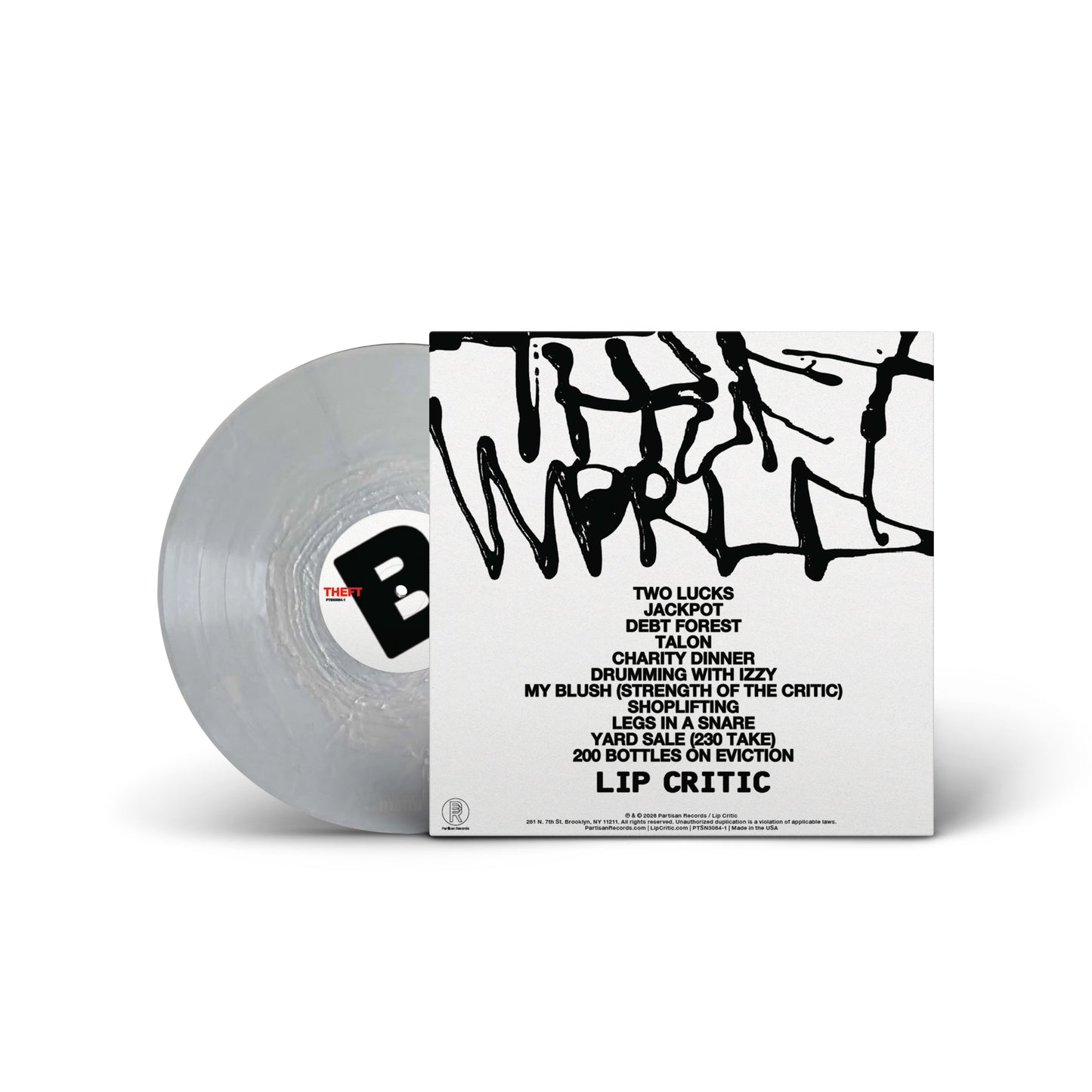 Lip Critic - Theft World [Silver Metallic LP]