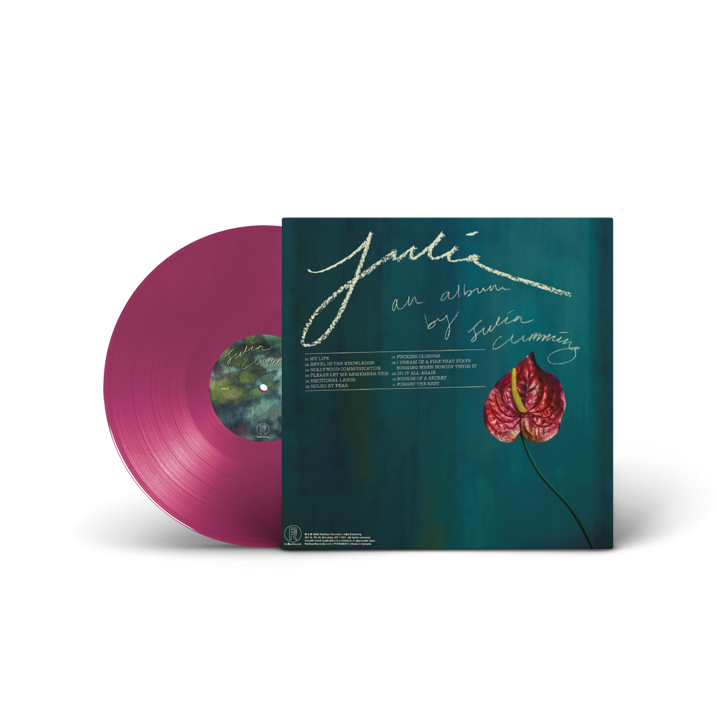 Julia Cumming - Julia [Translucent 'Orchid' Red LP]