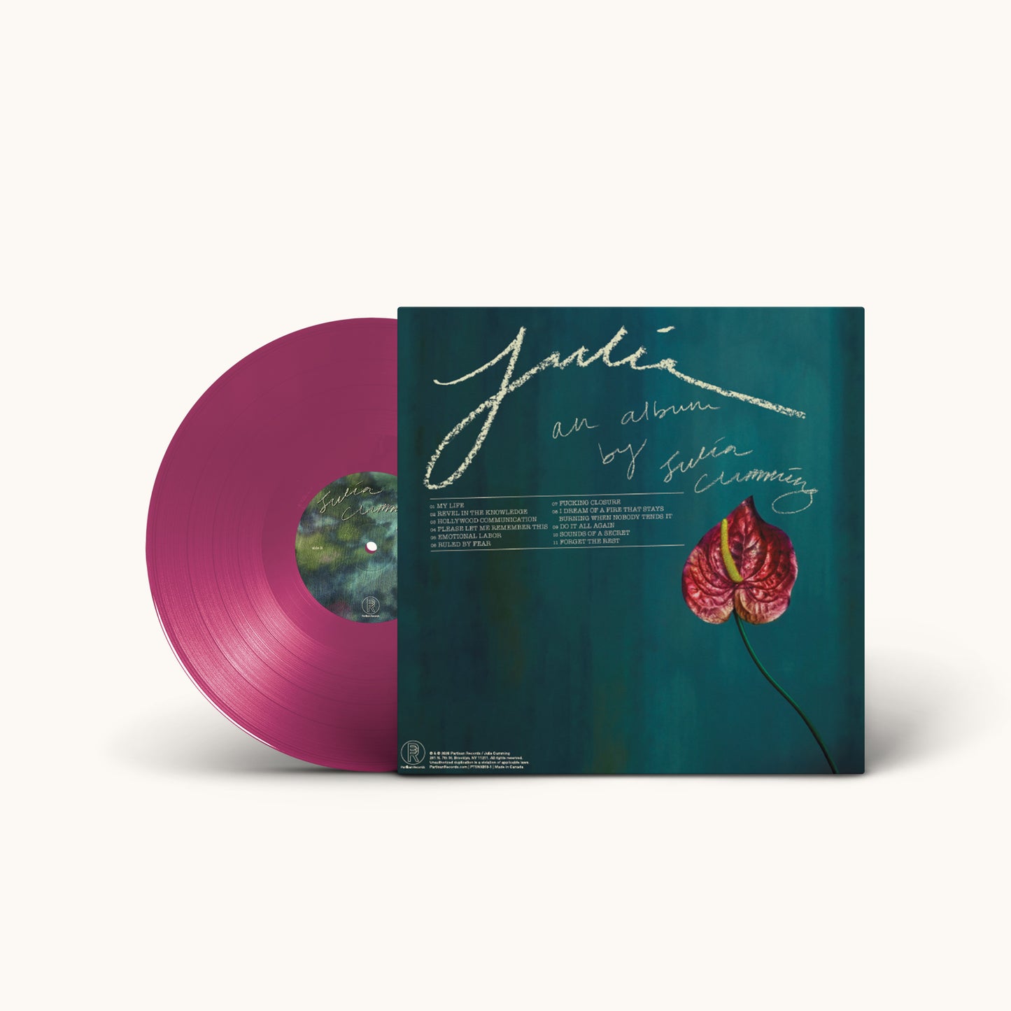 Julia Cumming - Julia [Translucent 'Orchid' Red LP]