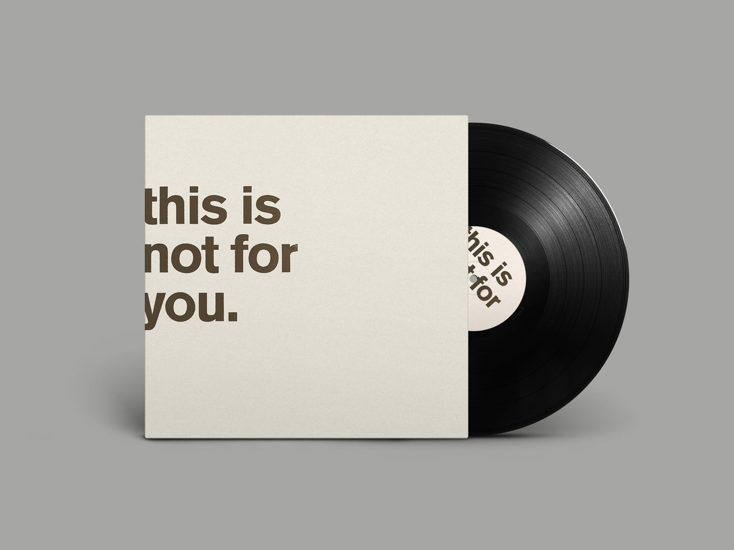 Matthew Bourne - This Is Not For You [LP]