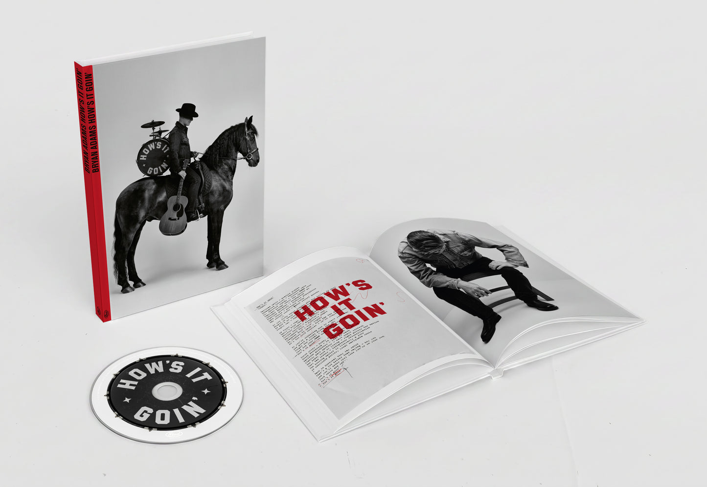 BRYAN ADAMS - How's It Goin' (Deluxe CD+ A4 Hardback Book)