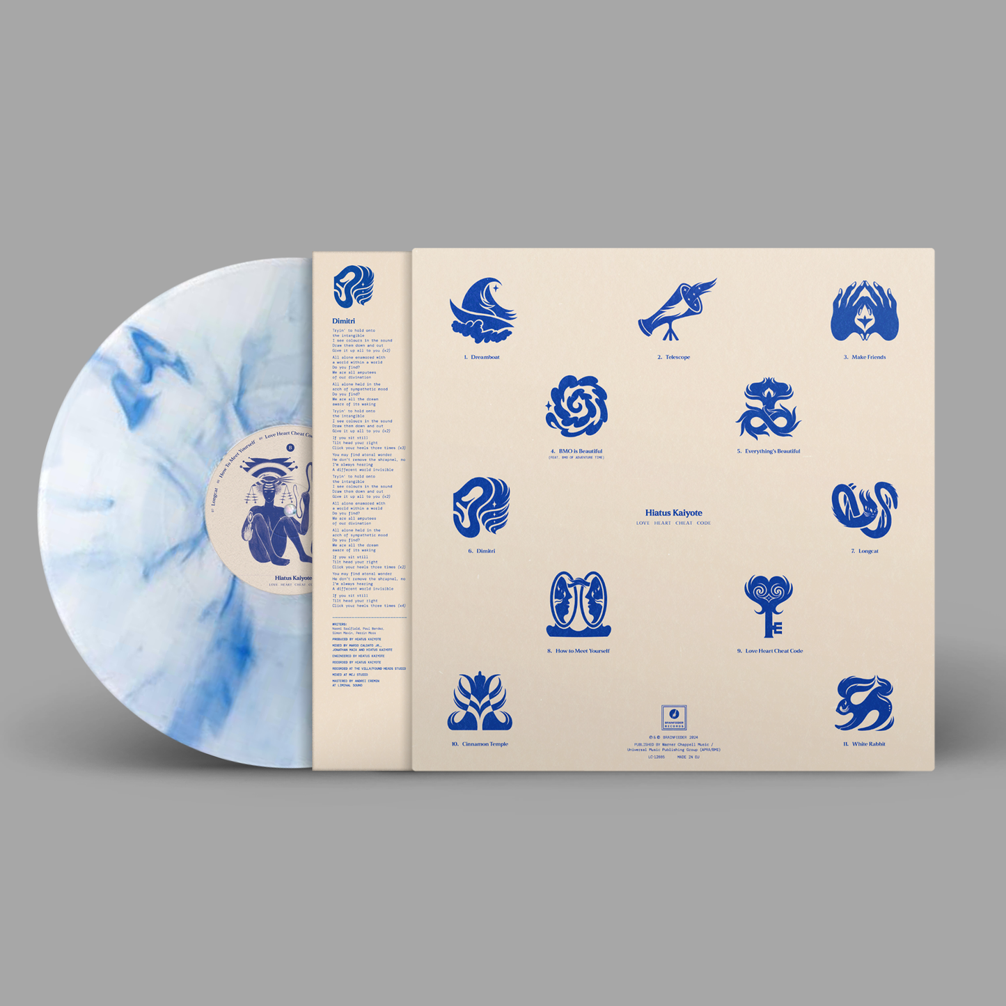 Hiatus Kaiyote - Love Heart Cheat Code [Blue and White Marbled Vinyl]