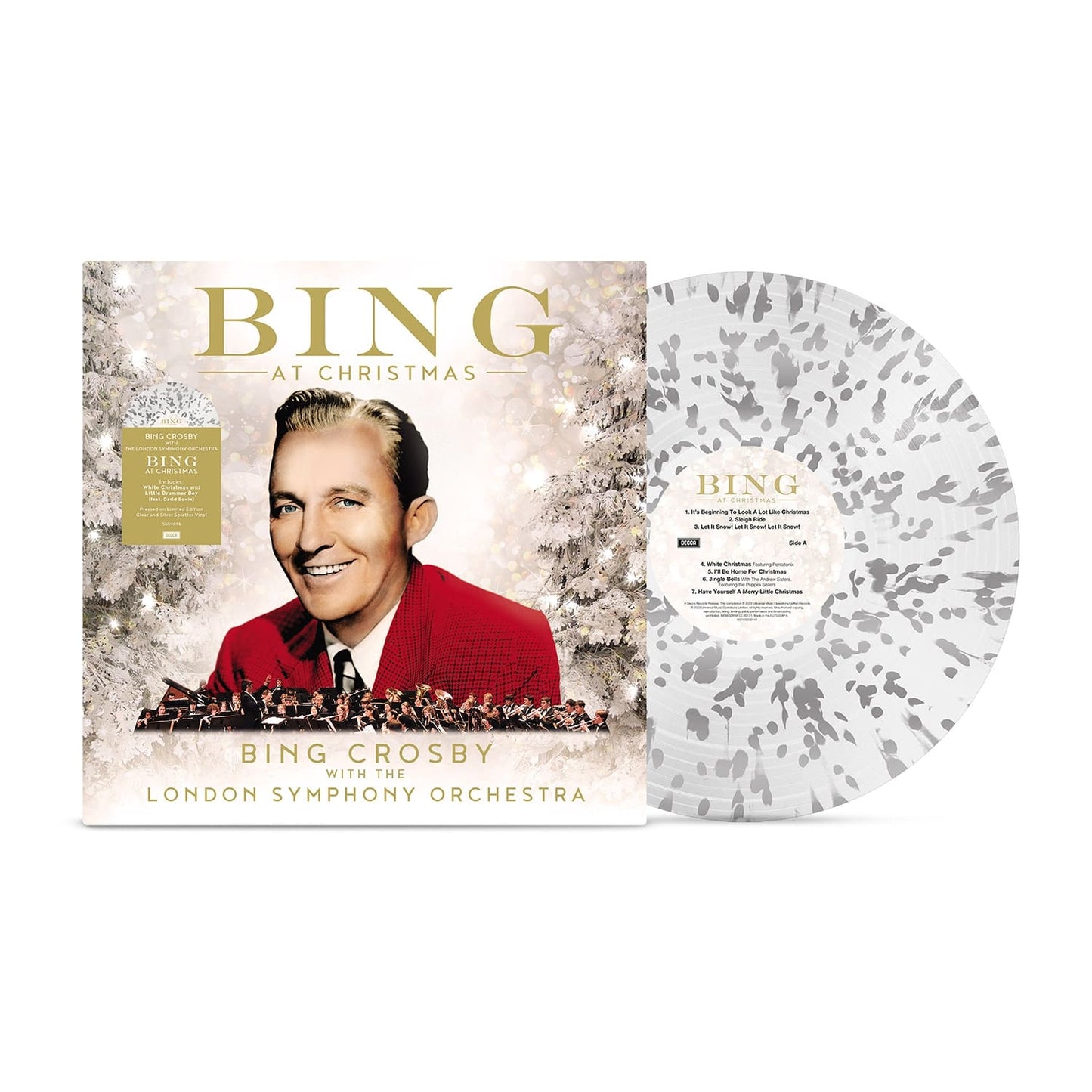 BING CROSBY – BING AT CHRISTMAS [LP Speckle]