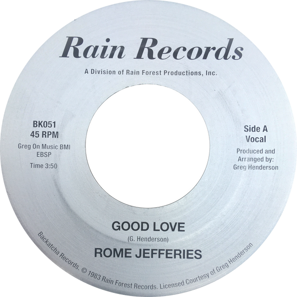 Rome Jefferies - Good Love [7