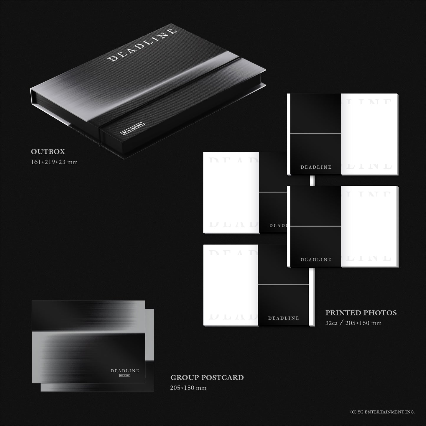 BLACKPINK - BLACKPINK 3rd MINI ALBUM [DEADLINE] (GRAY Ver.) [CD EP]