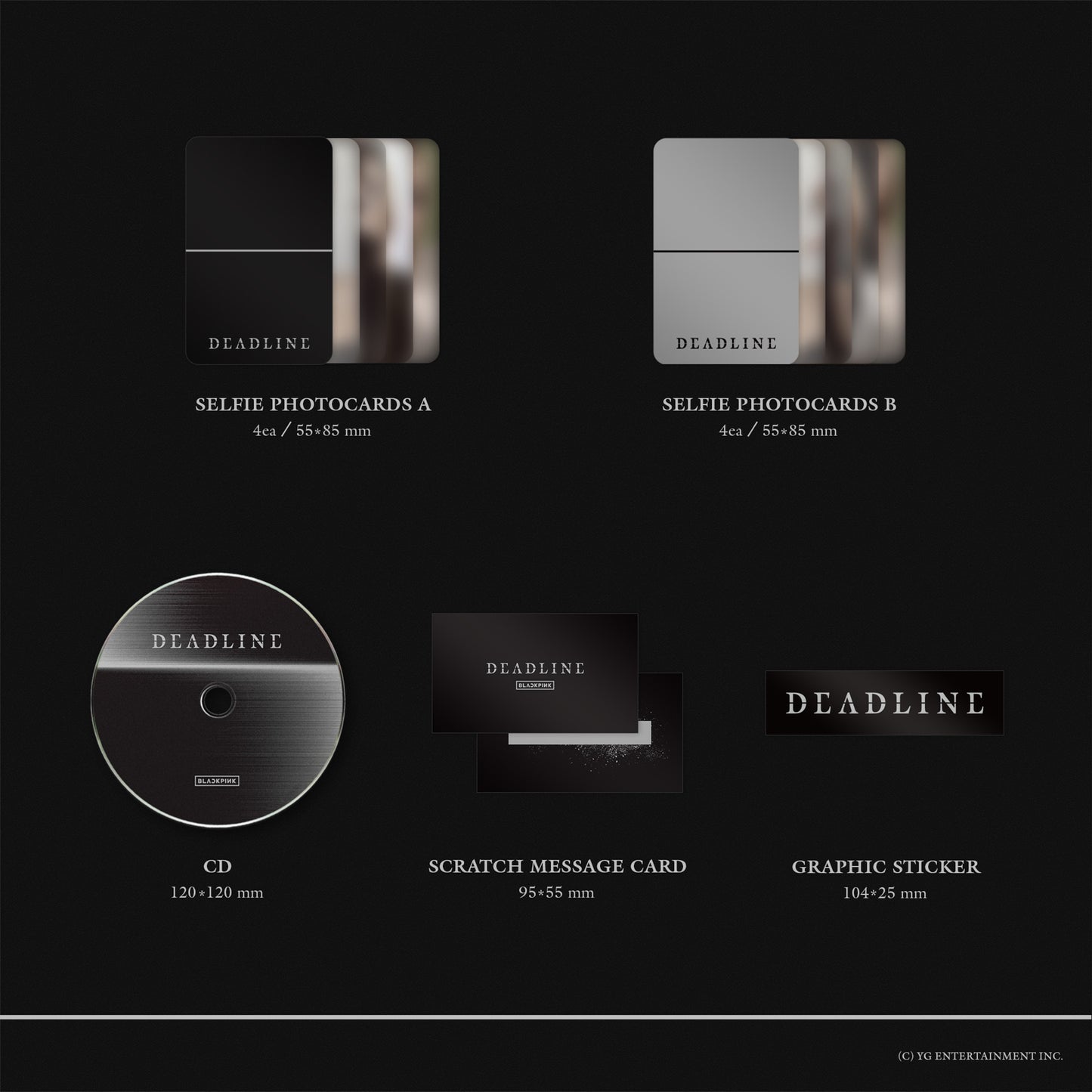 BLACKPINK - BLACKPINK 3rd MINI ALBUM [DEADLINE] (GRAY Ver.) [CD EP]