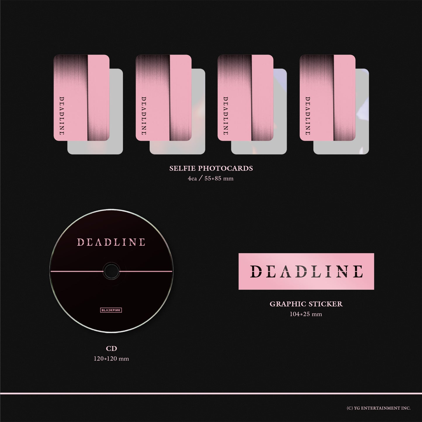 BLACKPINK - BLACKPINK 3rd MINI ALBUM [DEADLINE] (PINK Ver.) [CD EP]